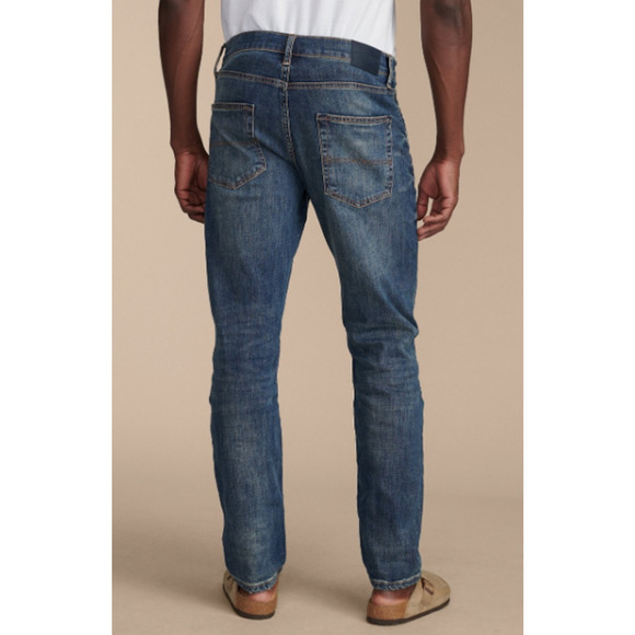 Lucky Brand 412 Athletic Slim Jean Men's 38 x 32 Blue Advanced Stretch Mid Rise - Picture 2 of 10